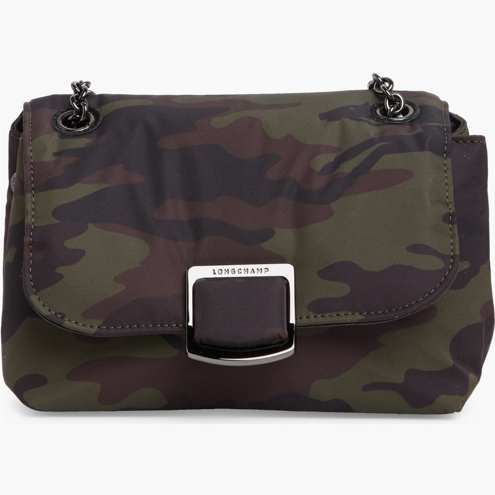 Longchamp Brio Camo Convertible Shoulder Bag